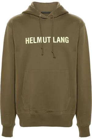 Helmut Lang Logo-print cotton hoodie