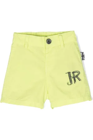 John Richmond Logo-print cotton shorts