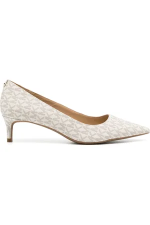 Michael Kors Alina 50mm canvas pumps