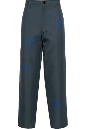 Comme des Garçons Spray-paint wide-leg trousers