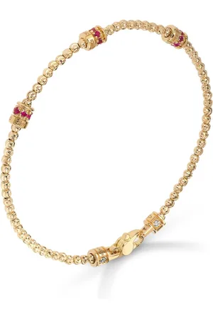 Officina Bernardi 18kt yellow Moon ruby bracelet