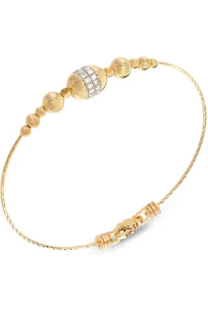 Officina Bernardi 18kt yellow Empire diamond bangle bracelet
