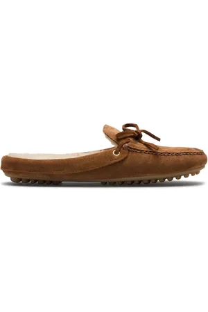 CAR SHOE Lace-up suede slippers