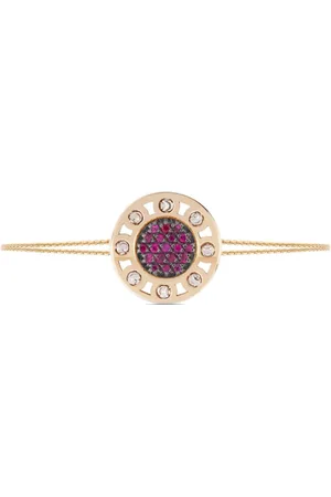 Officina Bernardi 18kt yellow small SenzaTempo ruby and diamond bracelet