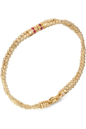 Officina Bernardi 18kt yellow Moon ruby bracelet