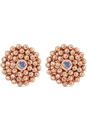 Officina Bernardi 18kt rose gold Mimosa sapphire earrings