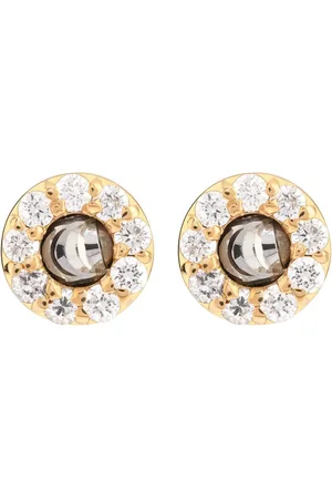 Officina Bernardi 18kt yellow Moon Grace diamond earrings