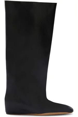 Jil Sander Leather knee boots