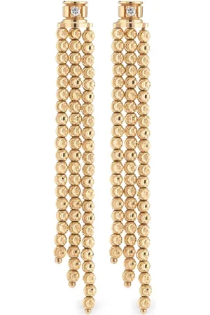 Officina Bernardi 18kt yellow Moon diamond earrings