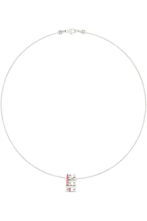 Officina Bernardi 18kt white gold Moon Eden ruby necklace