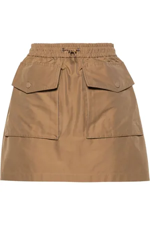 Moncler Elasticated-waist cargo mini skirt