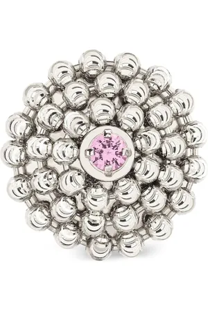 Officina Bernardi 18kt white gold Mimosa sapphire earrings