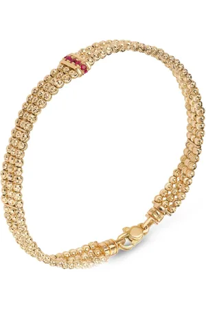 Officina Bernardi 18kt yellow Moon ruby bracelet