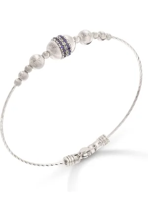 Officina Bernardi 18kt white gold Enigma sapphire bracelet