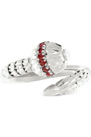 Officina Bernardi 18kt white gold Ophidia ruby ring