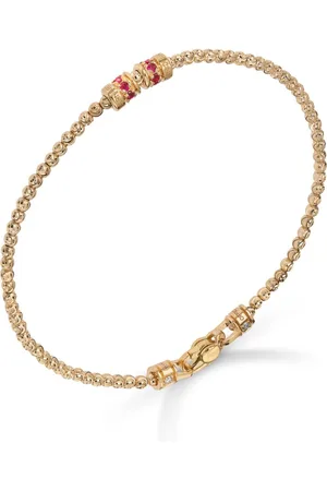 Officina Bernardi 18kt yellow Moon ruby bracelet