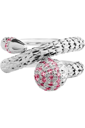 Officina Bernardi 18kt white gold Ophidia ruby ring