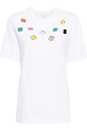 Patou Logo-embellished organic-cotton T-shirt