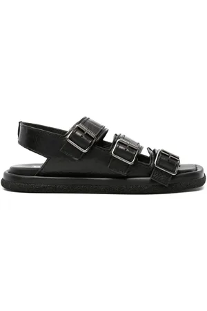 Moma Lux buckled leather sandals