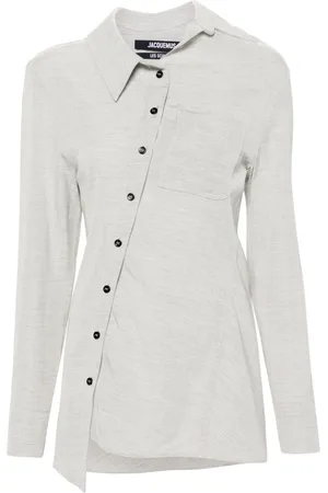 Jacquemus La chemise Pablo asymmetric shirt