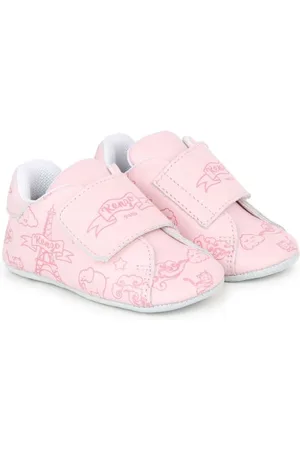 Kenzo Graphic-print touch-strap slippers