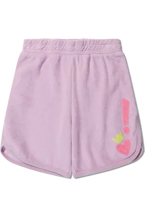 Billieblush Sequin-embellished terry cotton shorts