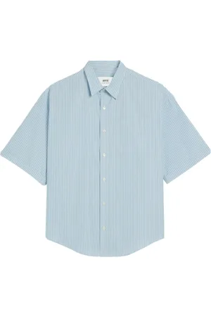 Ami Ami de Coeur-embroidery cotton shirt