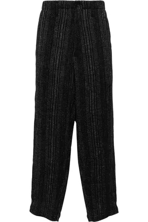 YOHJI YAMAMOTO Z-stripe wide-leg trousers