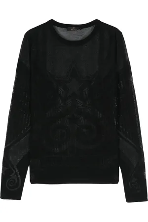 Twin-Set Jacquard star-motif jumper