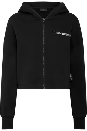 Philipp Plein Scratch-print zip-up hoodie