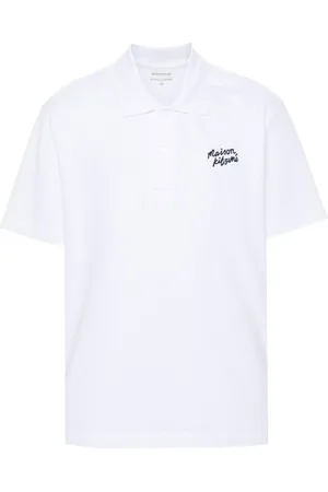 Maison Kitsuné Handwriting cotton polo shirt