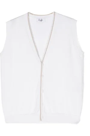 Il gufo Buttoned knitted vest
