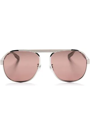 Gucci Navigator-frame sunglasses