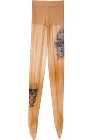 JUNYA WATANABE Graphic-print mesh tights