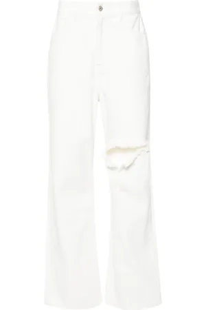 Rokh High-rise wide-leg jeans
