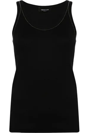 Fabiana Filippi Bead-detailed tank top