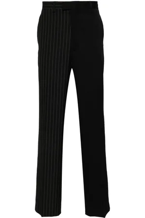 Maison Margiela Pinstripe straight-leg trousers