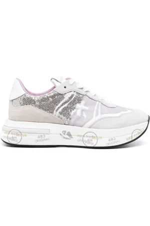 Premiata Cassie sequin-embellished sneakers