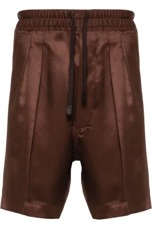 Tom Ford Pleated silk twill shorts