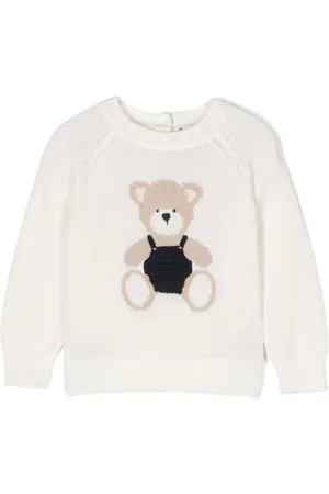 Il gufo Intarsia-knit cotton jumper