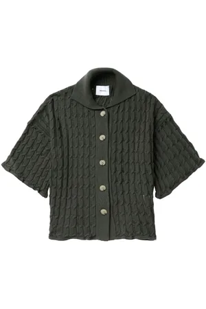 Halfboy Cable-knit cotton top