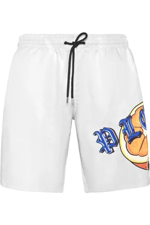 Philipp Plein Logo-print swim shorts