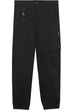 Izzue Hook-attachment stretch-cotton trousers