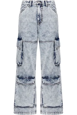 FIVE CM Low-rise wide-leg jeans