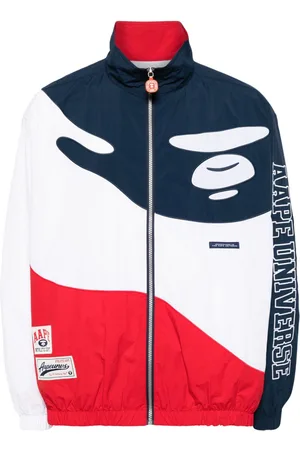A Bathing Ape Logo-appliqué jacket