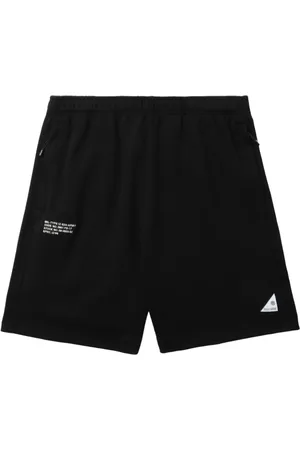 Izzue Logo-appliqué track shorts