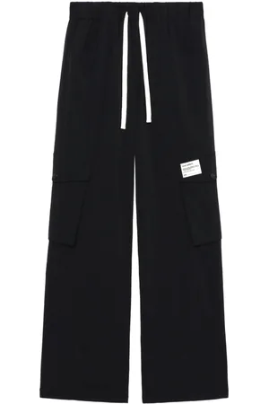 Izzue Logo-appliqué cargo trousers