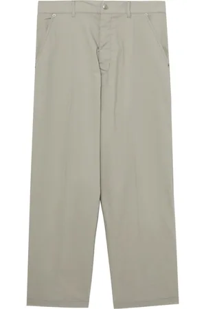 Izzue Wide-leg stretch-cotton trousers