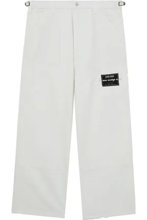 Izzue Logo-patch wide-leg trousers