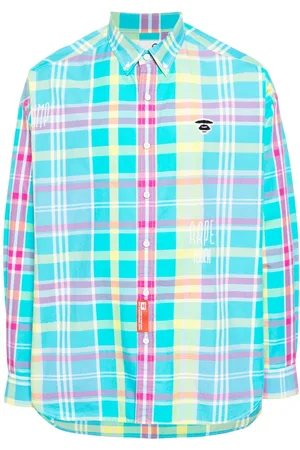 A Bathing Ape Plaid cotton shirt